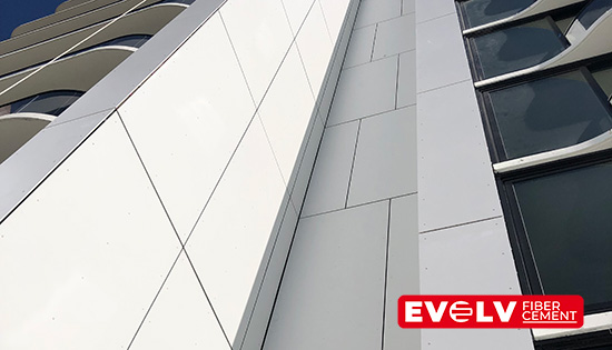 Elward EVOLV Fiber Cement for Swisspearl Rainscreen